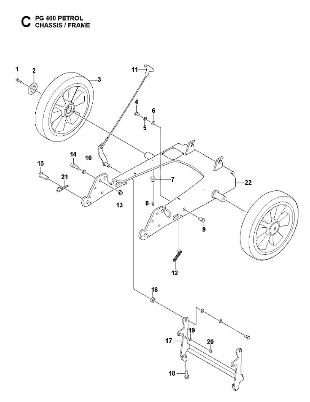 PG400-PETROL-(2020-04)-husqvarna-PB-2Break Down