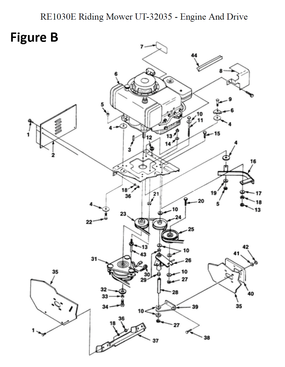 RE1030E-(UT-32035)-homelite-PB-2Break Down