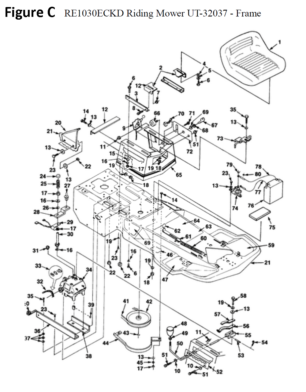 RE1030ECKD-(UT-32037)-homelite-PB-3Break Down