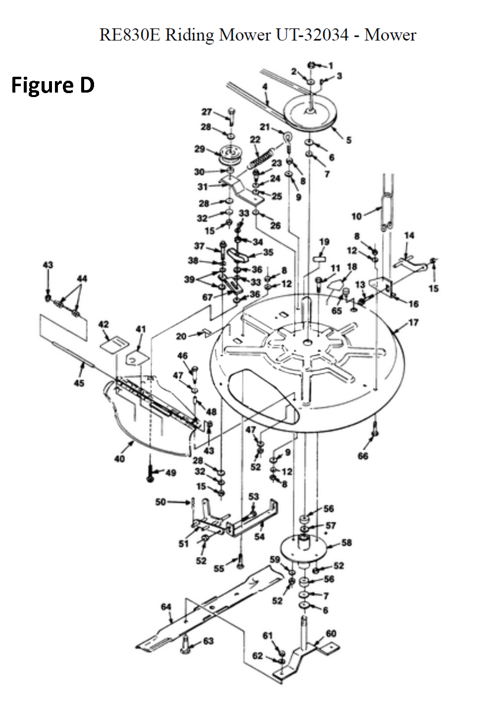 RE830E-(UT-32034)-homelite-PB-4Break Down