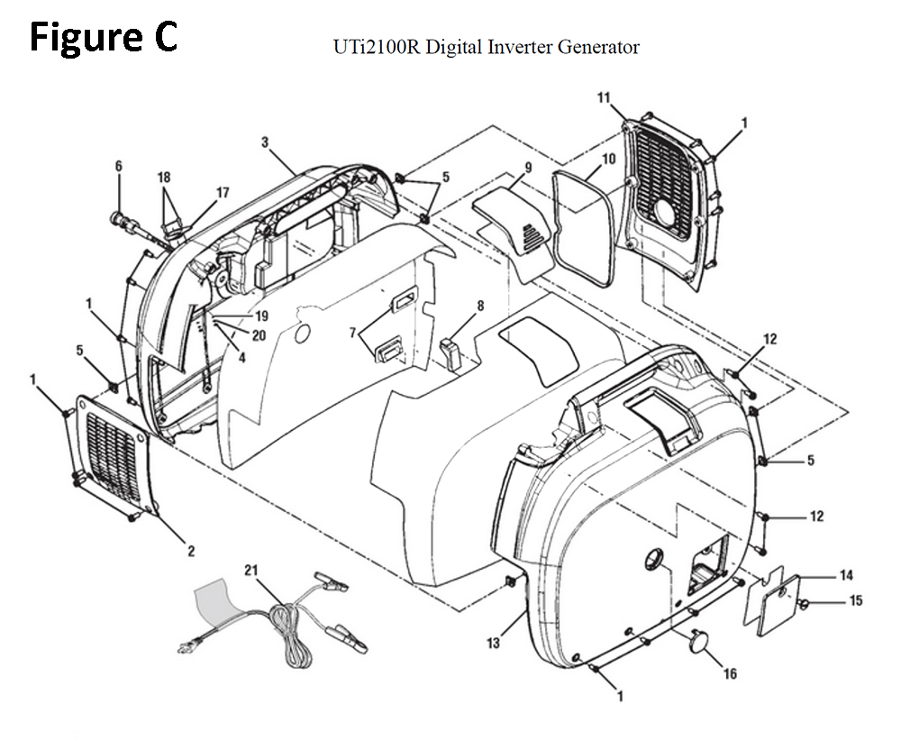 UTi2100R-homelite-PB-2Break Down