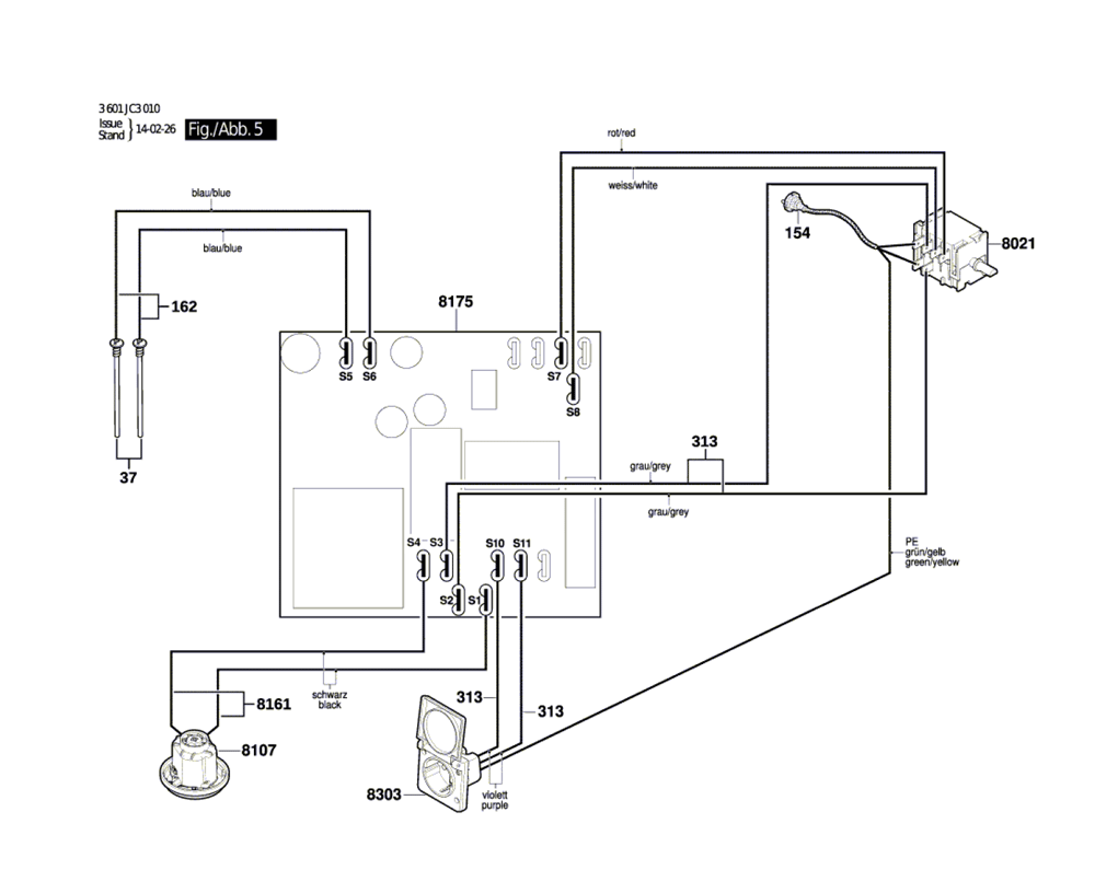 VAC090S-(3601JC3010)-Bosch-PB-4Break Down