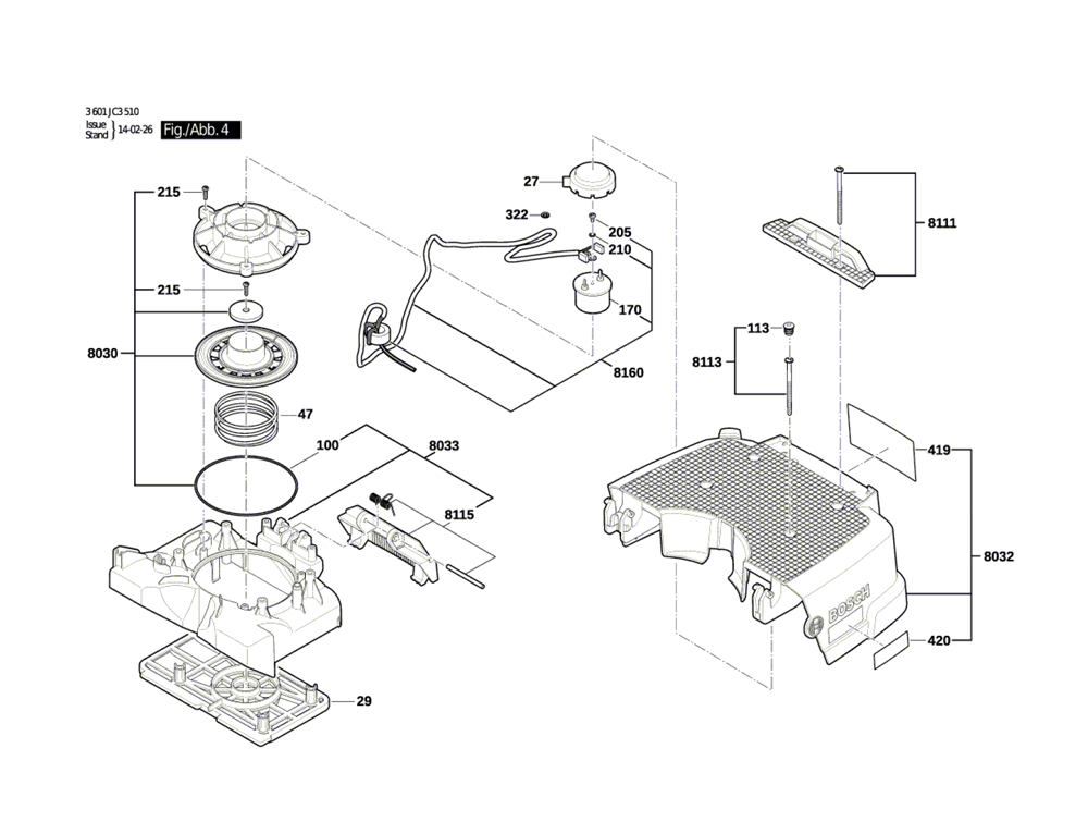 Bosch Parts 2609200414 Positioning Element 
