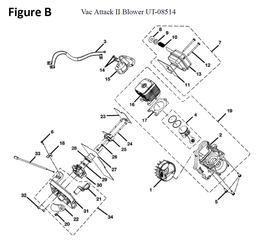 VacAttack-II-(UT-08514)-homelite-PB-1Break Down