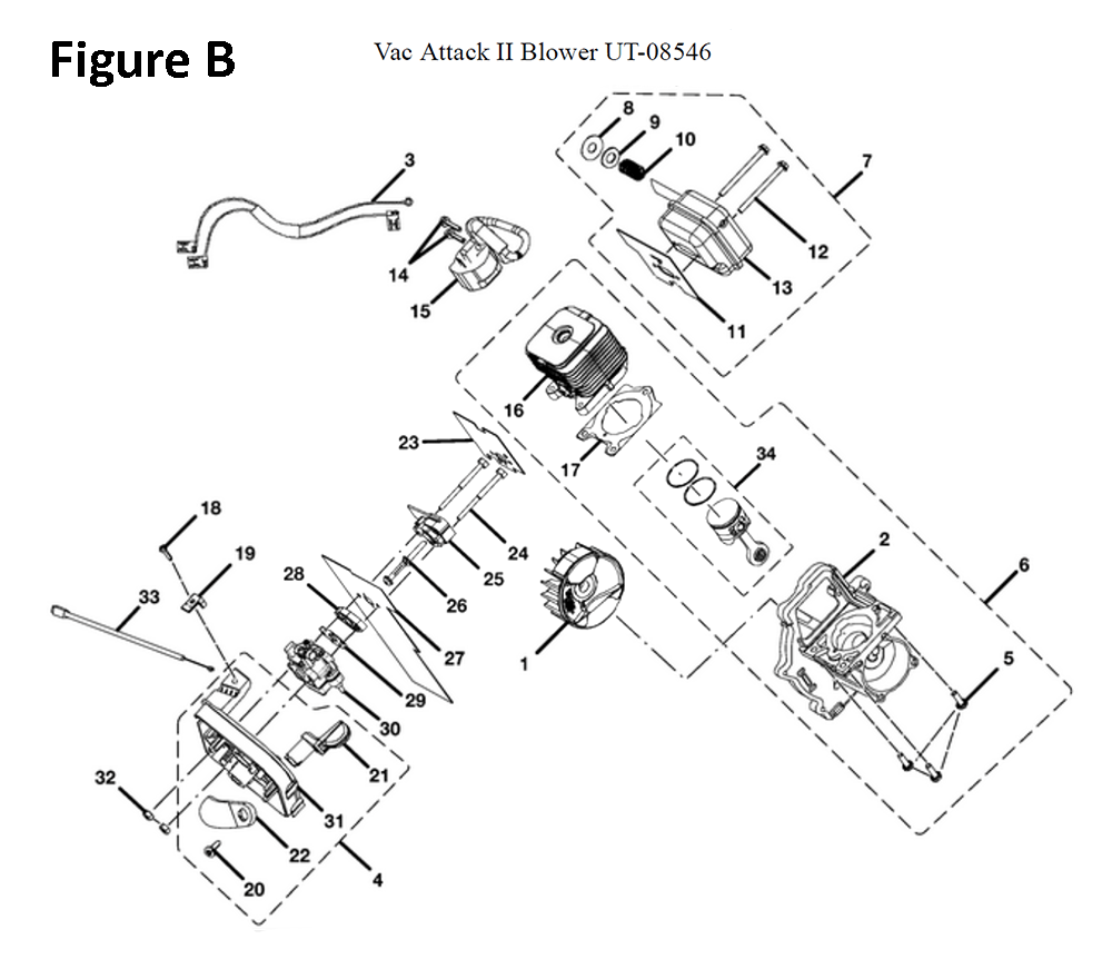 VackAttact-II-(UT-08546)-homelite-PB-1Break Down