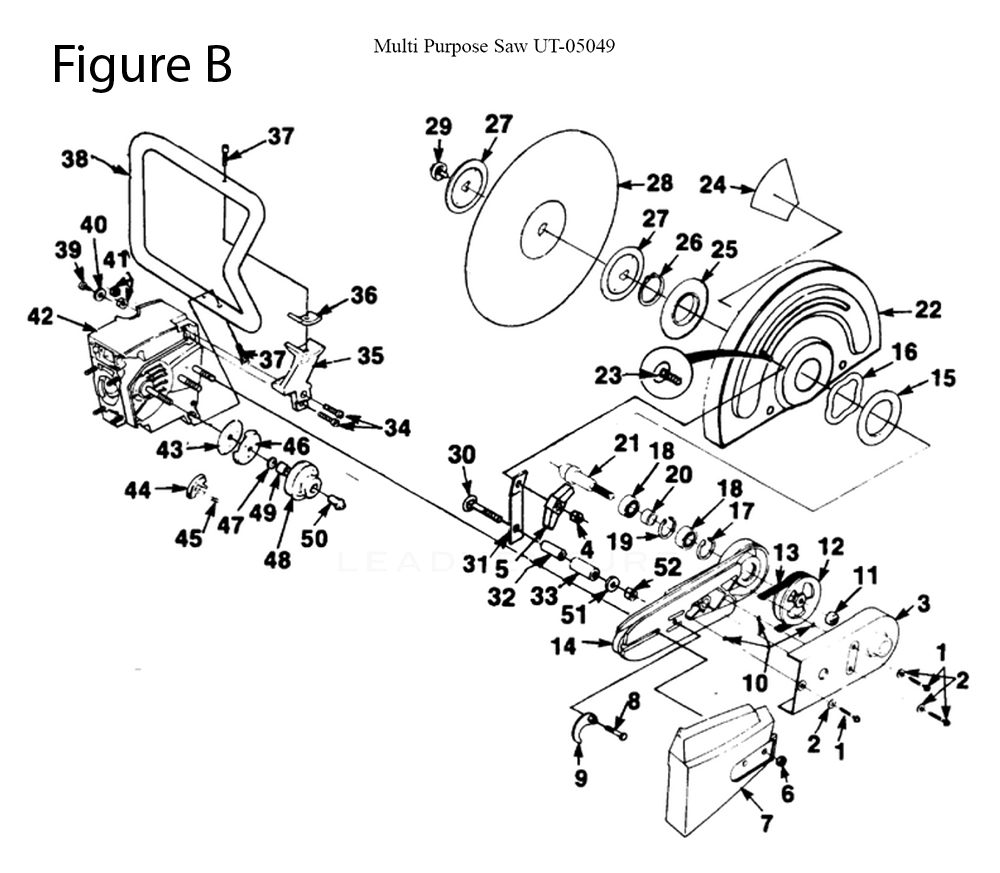 XL98D-(UT-05049)-homelite-PB-2Break Down