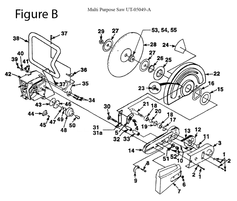 XL98D-(UT-05049-A)-homelite-PB-2Break Down