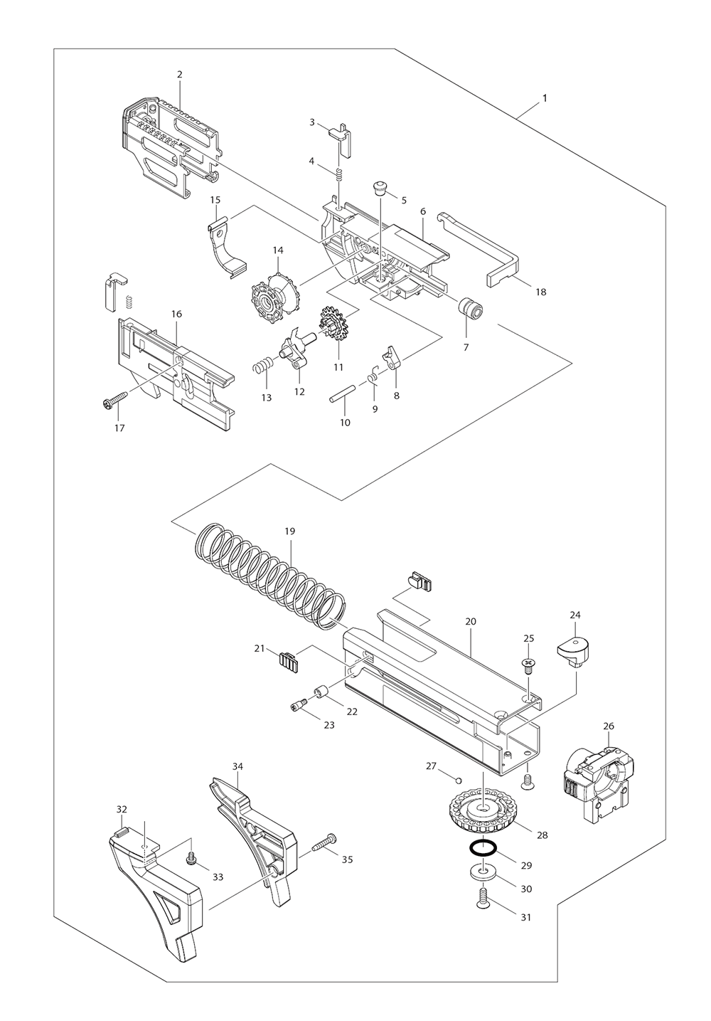 XRF03Z-makita-PB-1Break Down